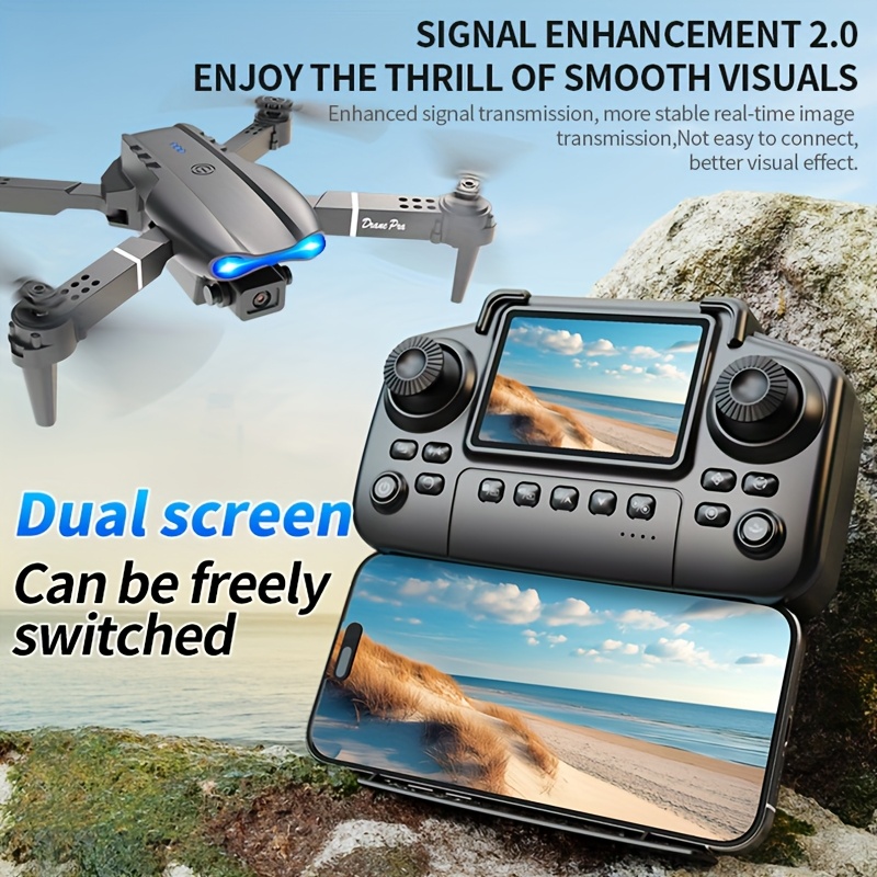 E99 PRO MAX Foldable Drone wit - Drone Kit Octocopter recension och pris